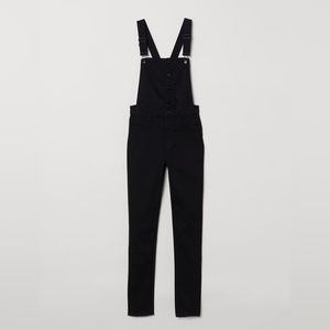 H&M MAMA maternity black overalls size small